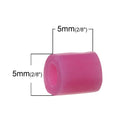 1000 FUSE BEADS Opaque Dusky Rose Pink Beads for Melting Beads Designs, 5x5mm Kid Crafts, pack of 1000, cft0067