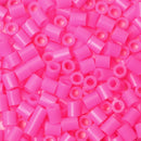 1000 FUSE BEADS Opaque Neon Bright Hot Pink Beads for Melting Beads Designs, 5x5mm Kid Crafts, pack of 1000, cft0062