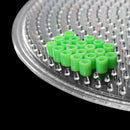 6" Circle FUSE BEAD PEGBOARD Transparent Clear made for Melting Beads Designs, Round Disc Peg Board, cft0052