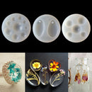 TEARDROP OVAL RESIN Mold, Silicone Mold to make teardrop pendants, reusable, makes 2 shapes, tol0699
