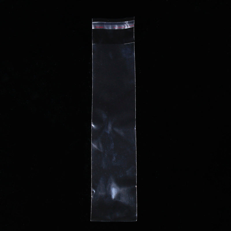 200 Resealable Self-Sealing Bags, usable space 21x5cm, (9-1/2 x 2") bulk package cello bags - bag0016