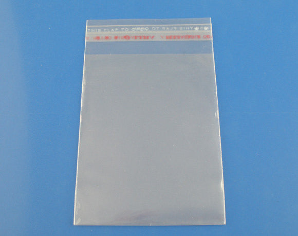 200 Resealable Self-Sealing Bags, usable space 5x5cm, (2" x 2") bulk package cello bags, cellophane jewelry bags, bag0020