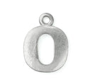 2 Letter O Pewter Stamping Blank Charms, Uppercase Alphabet Letter Charm, 3/4" tall msb0386