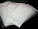 200 Resealable Self-Sealing Bags with hang tags, usable space 8x9cm, (3-1/8 x 3-1/2") bulk cello bags, cellophane jewelry bags, bag0028