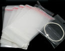 200 Resealable Self-Sealing Bags with hang tags, usable space 8x9cm, (3-1/8 x 3-1/2") bulk cello bags, cellophane jewelry bags, bag0028
