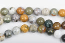 12mm OCEAN JASPER Round Beads, natural gemstone beads, full strand, about 33 beads, gja0115