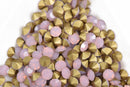 50 ss17 pp32 Chaton Crystals, PINK OPAL, Point Back Rhinestones, 4mm-4.1mm,  Grade A quality, cry0151