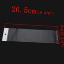 200 Resealable Self-Sealing Bags with Hang Tags, usable space 21x6cm, (8-1/4 x 2-3/8") bulk cello bags - bag0033