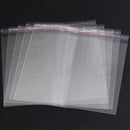 50 Large Resealable Self-Sealing Bags, usable space 18x15cm (7-1/8" x 6") bulk package cello bags, cellophane jewelry bags, bag0036
