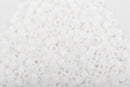 Size 10/0 Miyuki Delica Seed Beads, Opaque Chalk White, 7.2 Grams, Color DBM0200, bsd0023