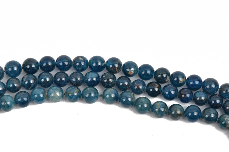 8mm ROUND BALL APATITE Gemstone Beads, full strand, 50 beads, gap0002