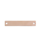 2 ROSE GOLD Stainless Steel Metal Bar Connectors, 15 gauge, Rectangle 38mm x 6mm, (1-1/2" x 1/4")  msb0362