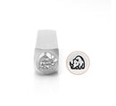 6mm RHINO Metal Stamp, Rhinoceros Animal Stamp, ImpressArt Metal Design Stamp, metal stamping, tol0709