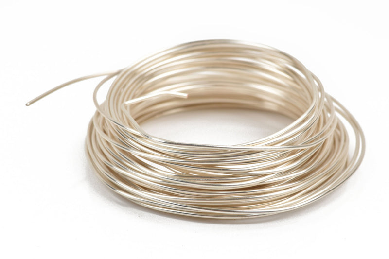 16 gauge SILVER CRAFT WIRE, Tarnish Resistant Craft Wire, wire wrapping, copper wire with silver plating, 10 yards (30 feet) spool wir0062