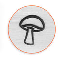 MUSHROOM 6mm Stamp, ImpressArt Metal Design Stamp, tol0675
