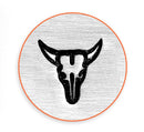 STEER SKULL ImpressArt Metal Design Stamp,  6mm Southwestern Theme Symbol, Bull Skull, Western Stamps, tol0668
