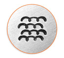 6mm CURVES TEXTURE Metal Stamp, ImpressArt Metal Design Stamp, tol0684