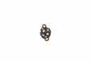 8mm Bronze Magnetic Rhinestone Ball Clasp with Pave' RHINESTONES, 2 sets, fcl0247