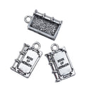 5 BOOK Of MORMON Charms, Lds Charms, Antique Silver Metal Charm Pendants, 27x16mm, chs2723