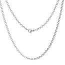 1 STAINLESS STEEL Rolo Chain Necklace with Lobster Clasp, 20" long 3.5mm links, fch0552