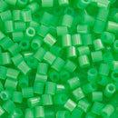 1000 FUSE BEADS Lime Green Glow In The Dark, Translucent for Melting Beads Designs, 5x5mm Kid Crafts, pack of 1000, cft0064