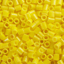 1000 FUSE BEADS Opaque Bright Sun Yellow for Melting Beads Designs, 5x5mm Kid Crafts, pack of 1000, cft0058
