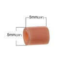 1000 FUSE BEADS Opaque Peach Pastel Orange Beads for Melting Beads Designs, 5x5mm Kid Crafts, pack of 1000, cft0066