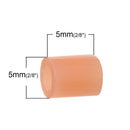 1000 FUSE BEADS Opaque Bright Peach Orange Beads for Melting Beads Designs, 5x5mm Kid Crafts, pack of 1000, cft0068