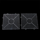 6" Square FUSE BEAD PEGBOARD, Translucent Clear made for Melting Beads Designs, 30x30 Grid Peg Board, cft0051