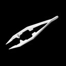 1 Pair BEAD TWEEZERS, for small beads and FUSE beads, plastic white tweezers, tol0690