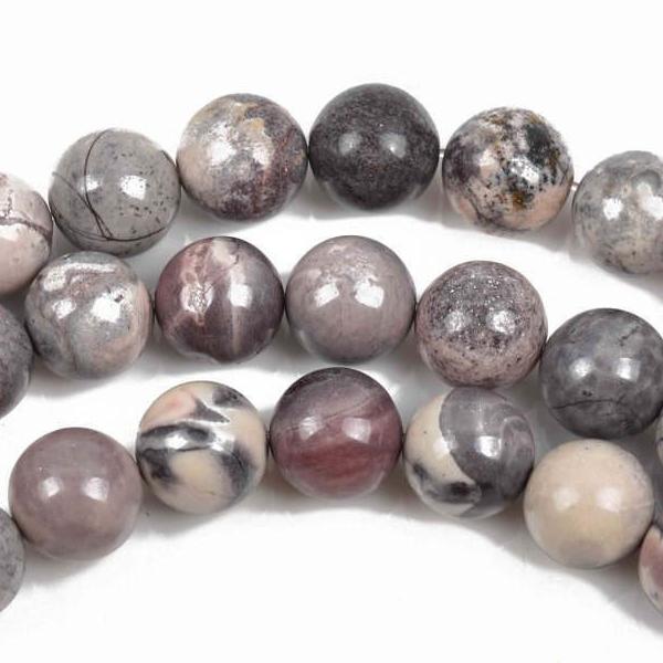 10mm Porcelain Jasper Round Beads, round gemstone beads, full strand, about 40 beads, gja0153