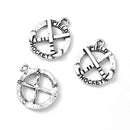 10 FIELD HOCKEY Charms, Hockey Sticks, 19mm, chs2941