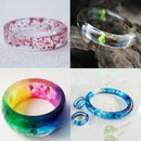 Resin BRACELET BANGLE MOLD, Silicone Mold to make 2-5/8" diameter resin bangles-bracelet size is about 8-1/4", reusable, tol0697