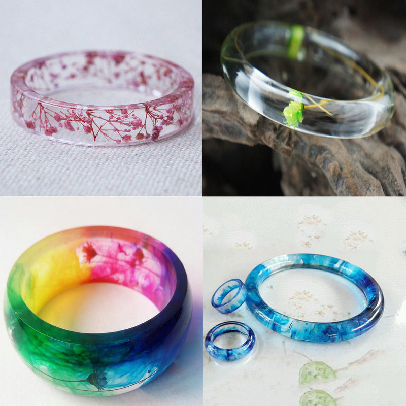 Resin BRACELET BANGLE MOLD, Silicone Mold to make 2-5/8" diameter resin bangles-bracelet size is about 8-1/4", reusable, tol0697