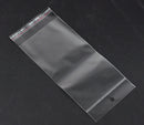 200 Resealable Self-Sealing Bags, usable space 15x9cm, (7-7/8 x 3-1/2") bulk package cello bags  bag0022