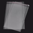 50 Large Resealable Self-Sealing Bags, usable space 28x16cm, (11" x 6-1/4") bulk package cello bags - bag0037