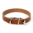 5 TAN LEATHER Pet Collar Blanks, 3/4" wide