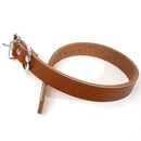 5 TAN LEATHER Pet Collar Blanks, 3/4" wide