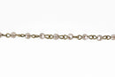 13 feet SMOKE Crystal Rosary Chain, bronze links, 4mm round faceted half-plated crystal bead chain, fch0599b