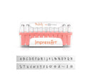 3mm MELODY UPPERCASE Alphabet Metal Stamps, ImpressArt Metal Alphabet Letter Stamping Set, tol0716