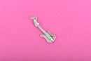 Sterling Silver ELECTRIC GUITAR Charm, 28x9mm, pms0418