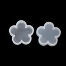 2 RESIN Flower MOLDS, Silicone Mold to make flower 30mm (1-3/16") charm pendants or cabochons reusable, tol0722
