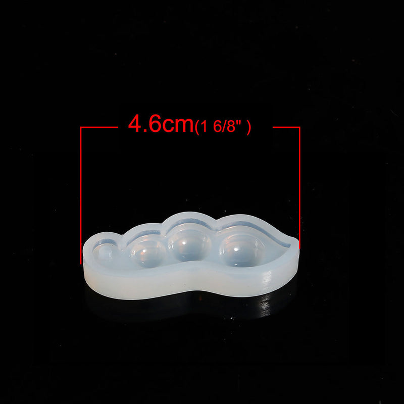 2 RESIN Flower MOLDS, Silicone Mold to Make Flower 30mm 1-3/16 Charm  Pendants or Cabochons, Reusable, Tol0722 