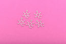 5 GLUCOSE Sugar Molecule Chemistry Charms, Silver Science Charms, 23x17mm, chs2947