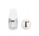 ImpressArt Metal Design Stamp,  6mm GAMMA Greek Letter tol0089