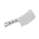 5 KNIFE MEAT Cleaver Silver Charm Pendants, 1.5" long chs2243