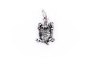 HORNED TOAD Horn Frog Sterling Silver Charm Pendant,  pms0080