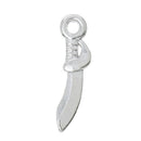 10 Silver SWORD Charm Pendants, fencing charms, saber sabre fencing, chs2130