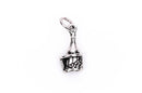 WINE BOTTLE in Ice Bucket Sterling Silver Charm Pendant,  pms0133