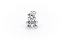 TEDDY BEAR Sterling Silver Charm Pendant,  pms0198